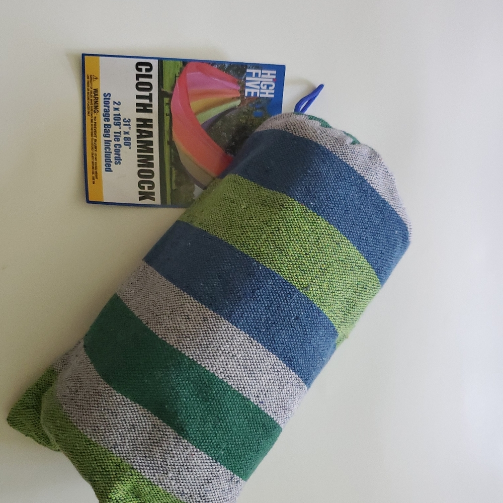 High Five Cloth Hammock 31” x 80”  2 x 109" Tie Co